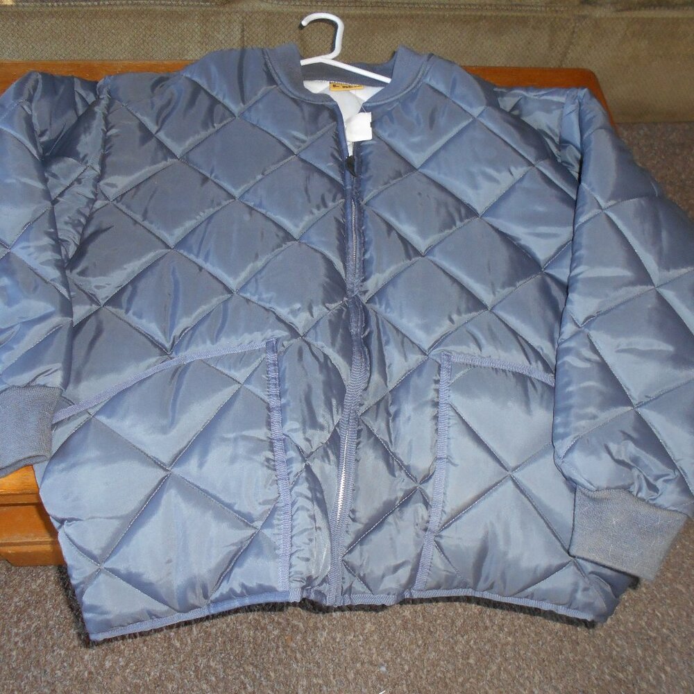 Grey Quilted  ZipUp Jacket-  Size XLarge- NWT